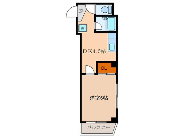 サンマリオンＫの物件間取画像